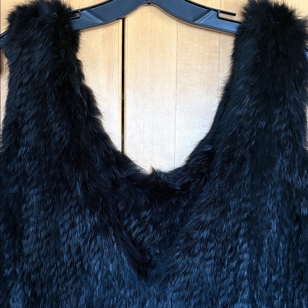 Rex Rabbit Fur Top NWT - Picture 2 of 5